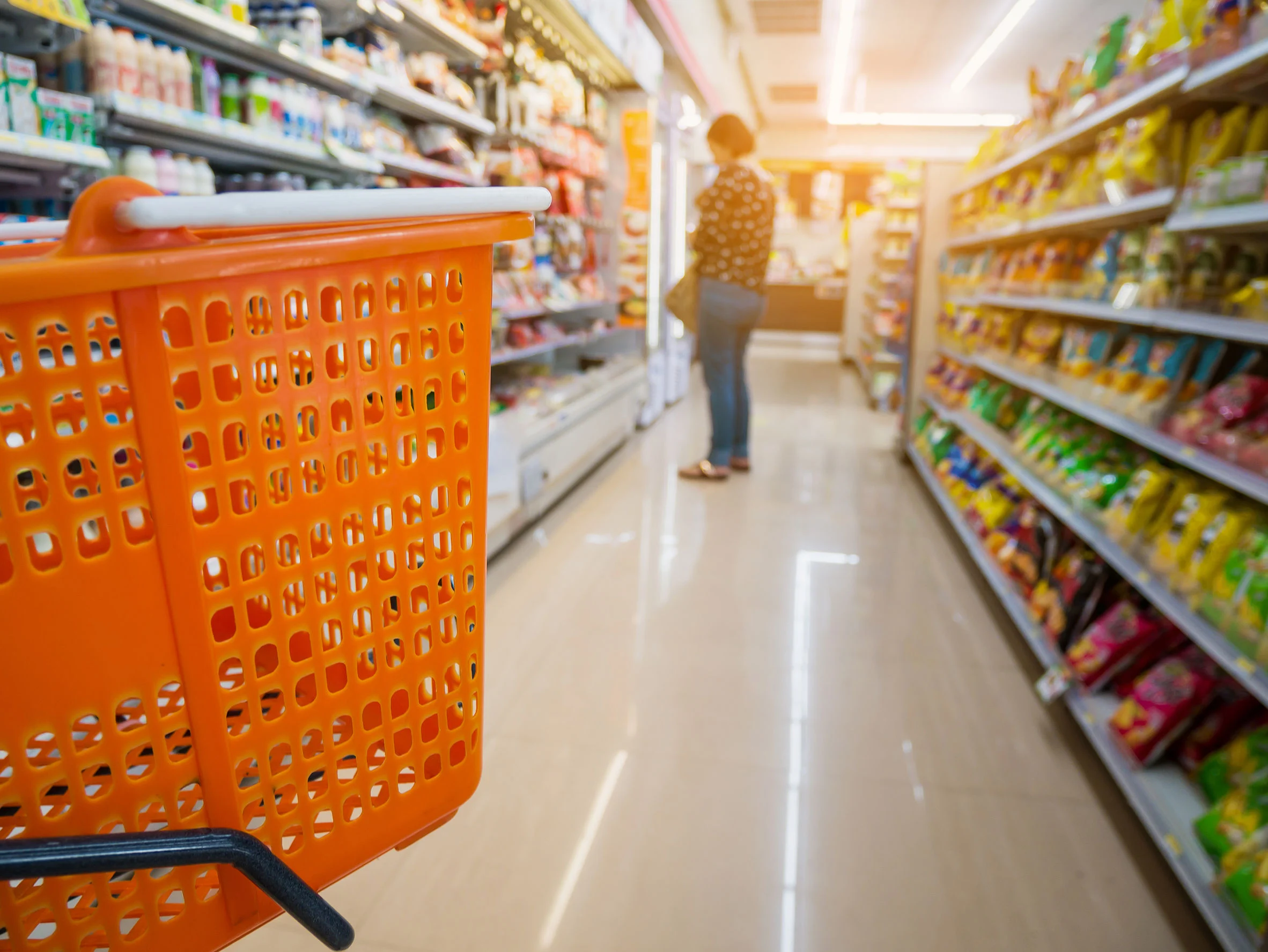 Grocery store cart