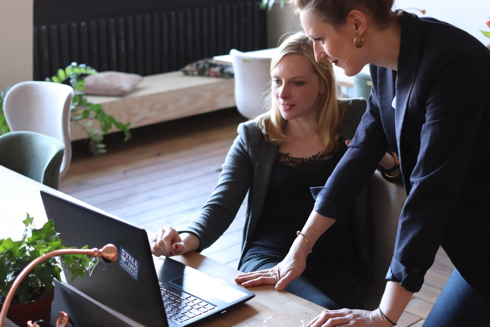 Two Women Collaborating